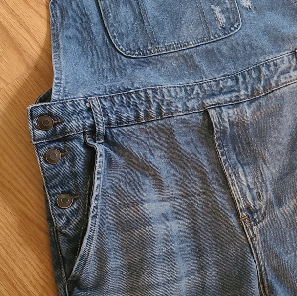 Overall blue jeans buckles buttons de-stress - Picture 9 of 10